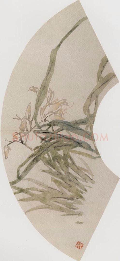 1867年 任伯年 《花卉图册 十二开》 书画作品