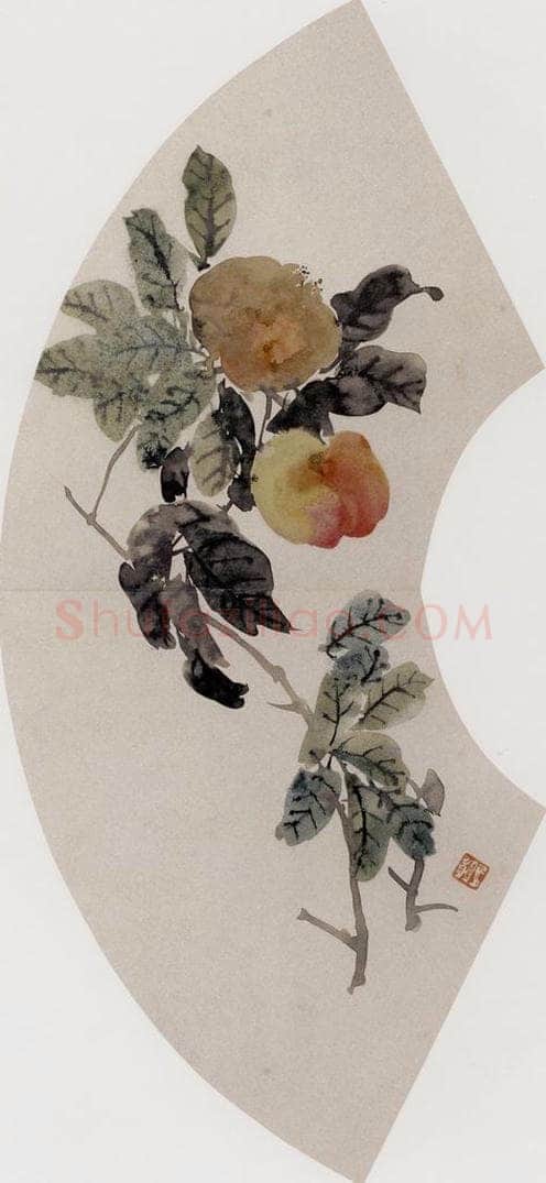 1867年 任伯年 《花卉图册 十二开》 书画作品