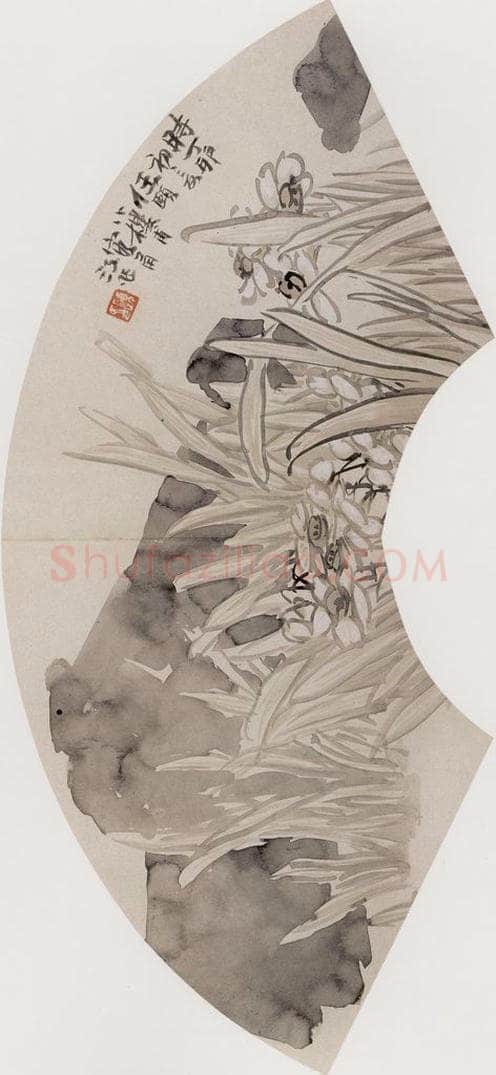 1867年 任伯年 《花卉图册 十二开》 书画作品