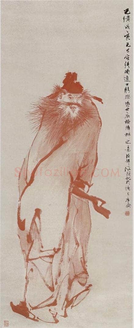 1878年 任伯年 《钟馗图》 书画作品