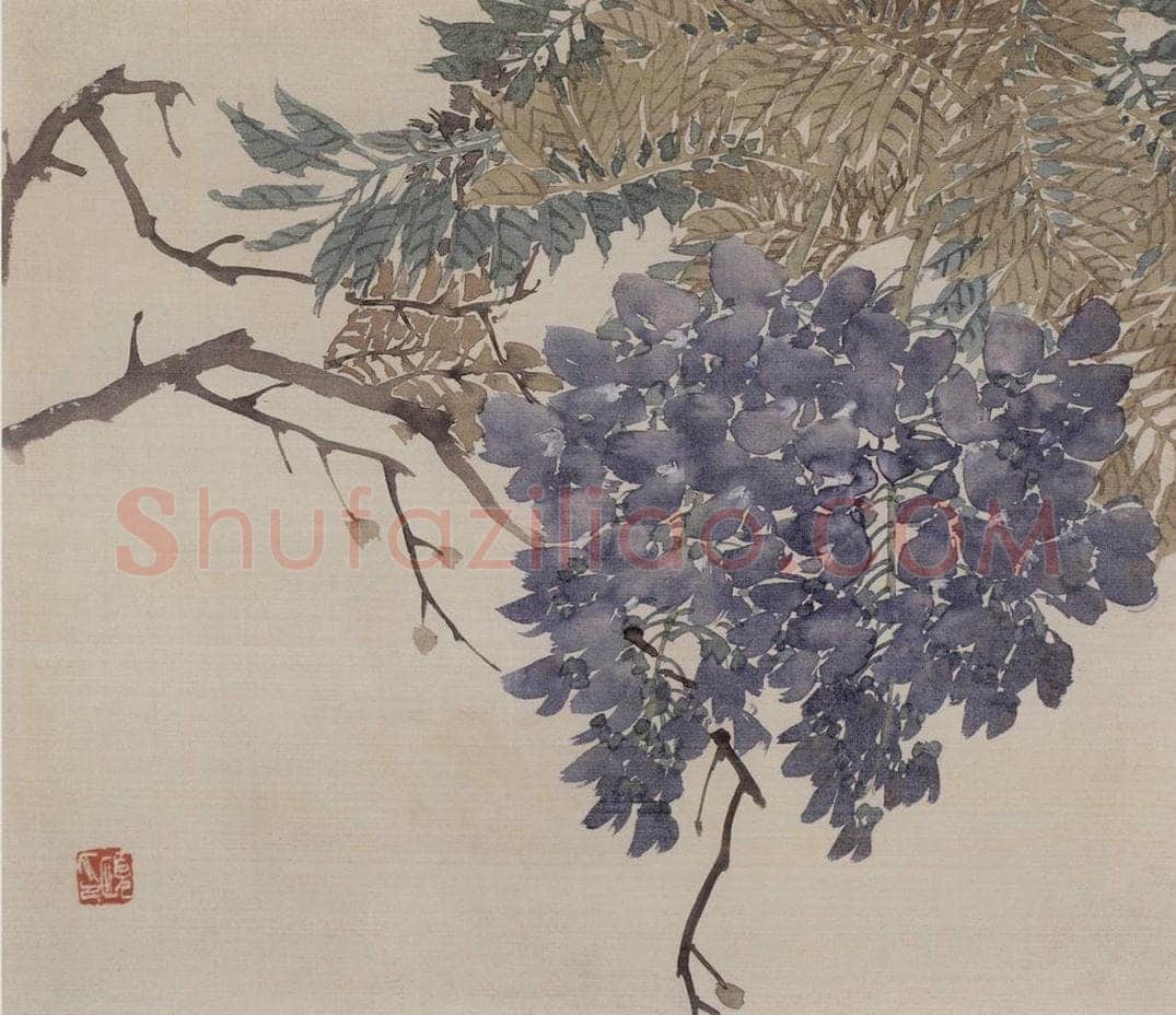1875年 任伯年 《花鸟图册八开》 书画作品