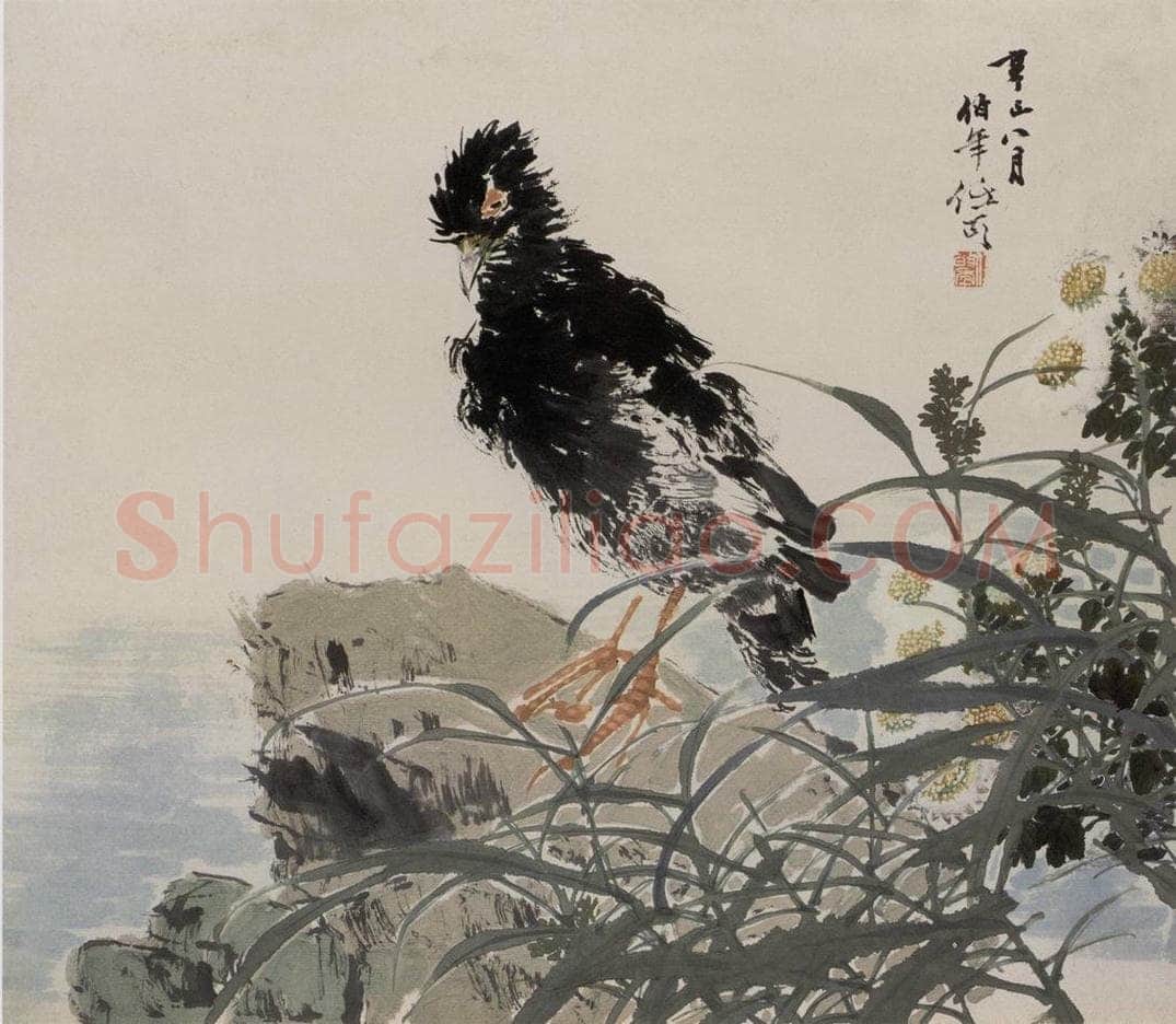 1881年 任伯年 《花鸟人物图册十二开》 书画作品