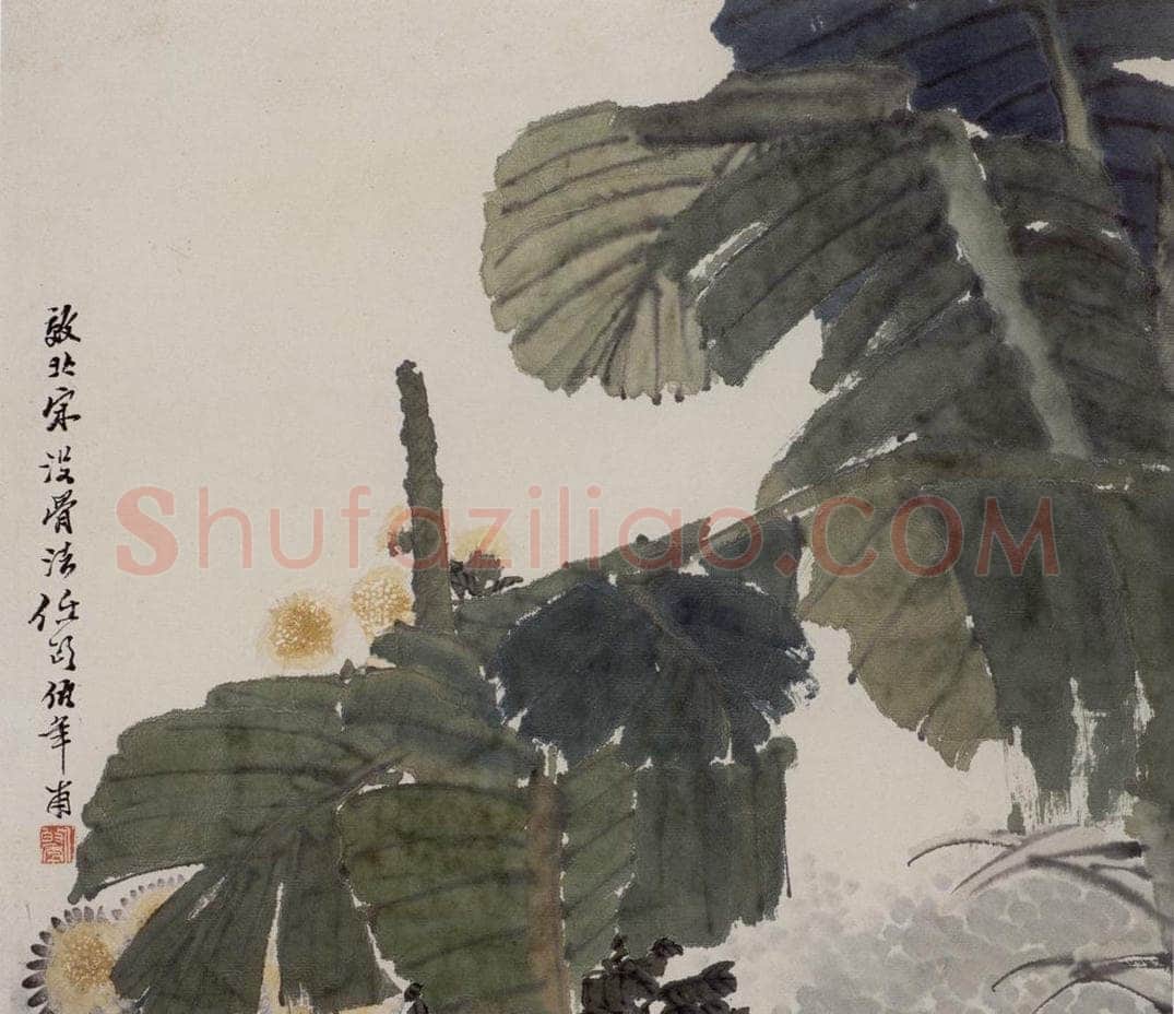 1881年 任伯年 《花鸟人物图册十二开》 书画作品