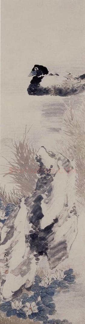 约19世纪70年代中期 任伯年 《花鸟图四屏》 书画作品
