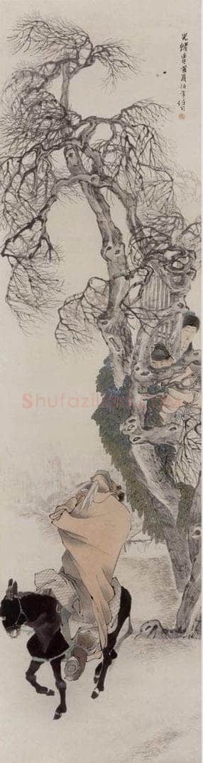 1882年 任伯年 《人物故事屏》 书画作品