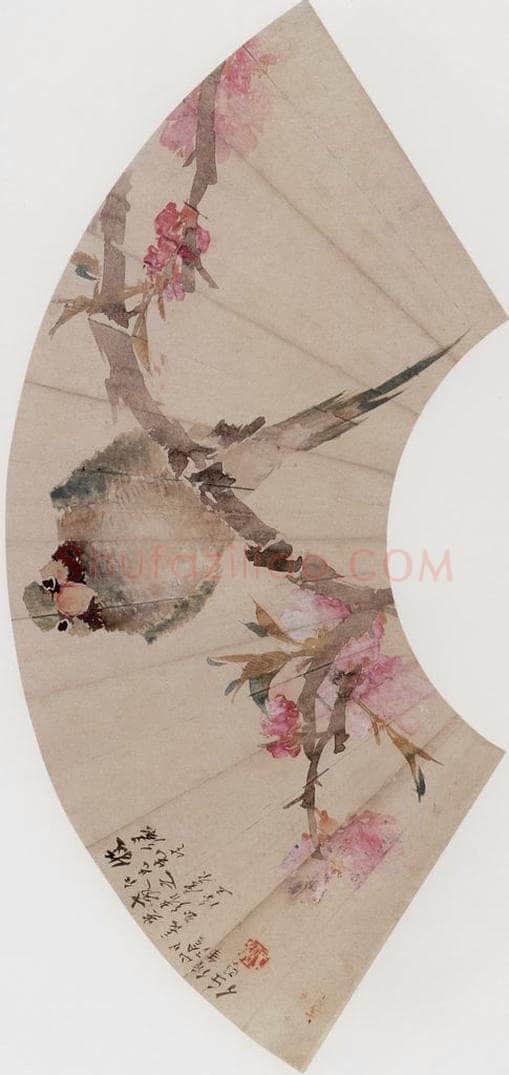 1880年 任伯年 《杂画册十二开》 书画作品
