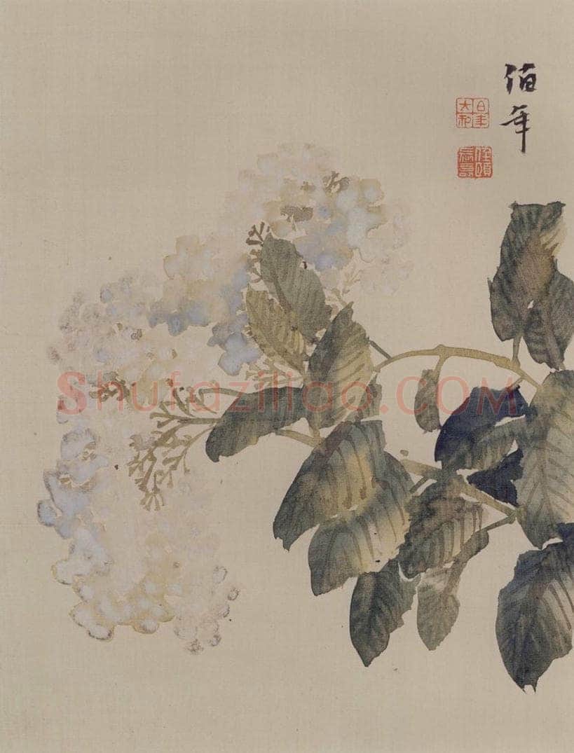 1884年 任伯年 《花果图册八开》 书画作品