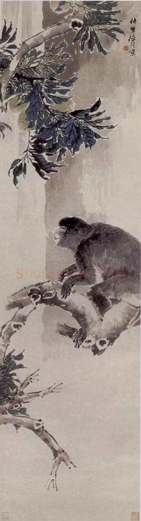 清 任伯年 《杂画四屏》 书画作品