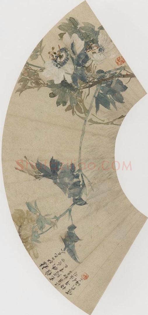 1881年 任伯年 《杂画册十二开》 书画作品