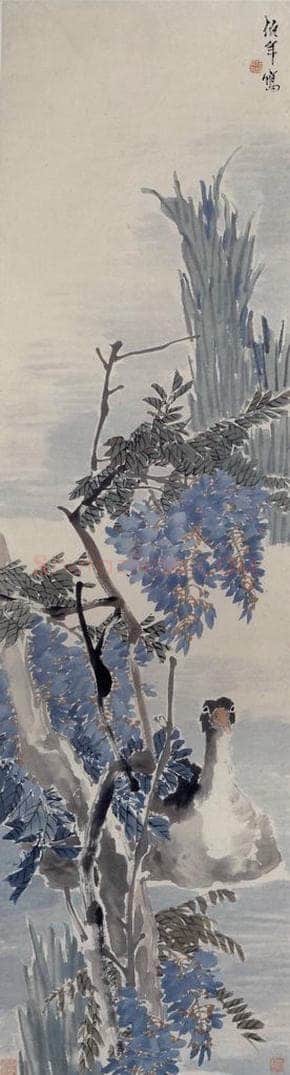 清 任伯年 《杂画四屏》 书画作品