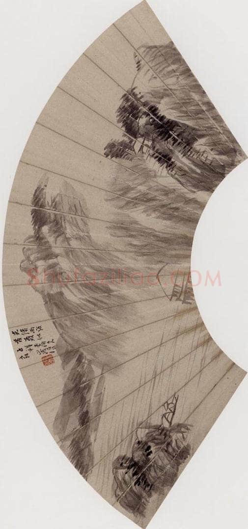 1886年 任伯年 《杂画册十二开》 书画作品