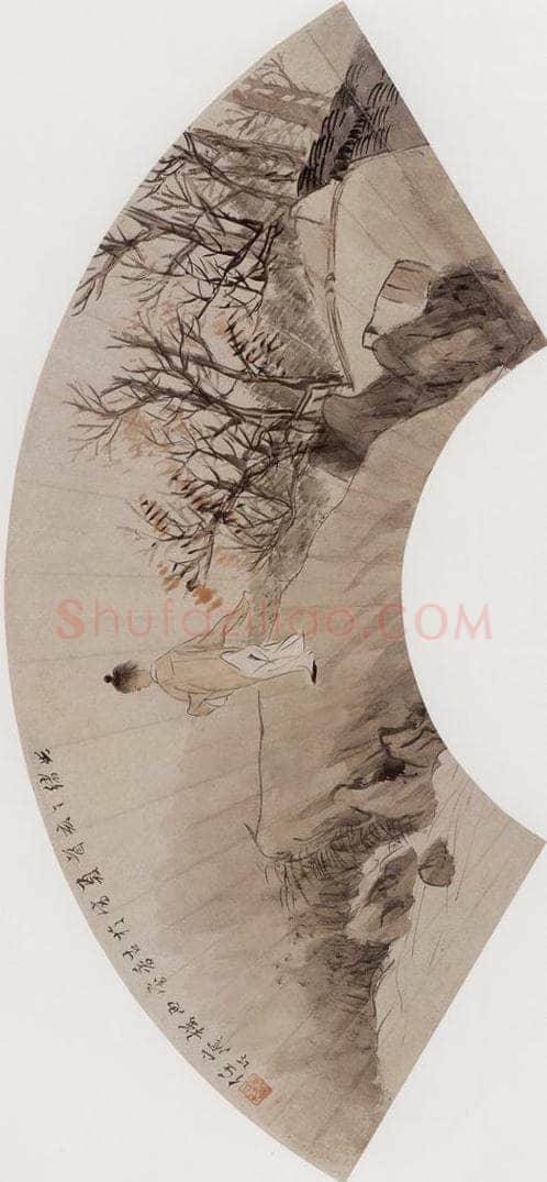 1887年 任伯年 《杂画册十二开》 书画作品