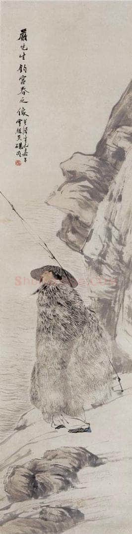 1881年 任伯年 《人物四条屏》 书画作品