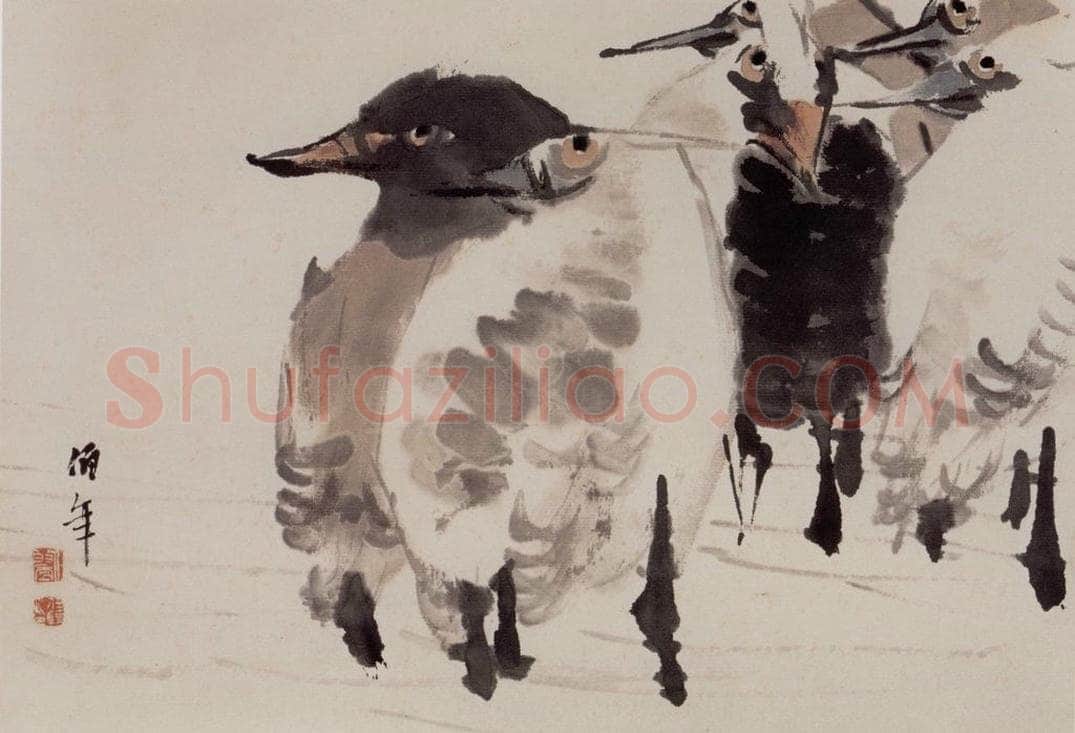清 任伯年 《杂画册十六开》 书画作品