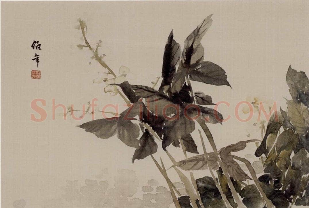 清 任伯年 《花卉册》 书画作品