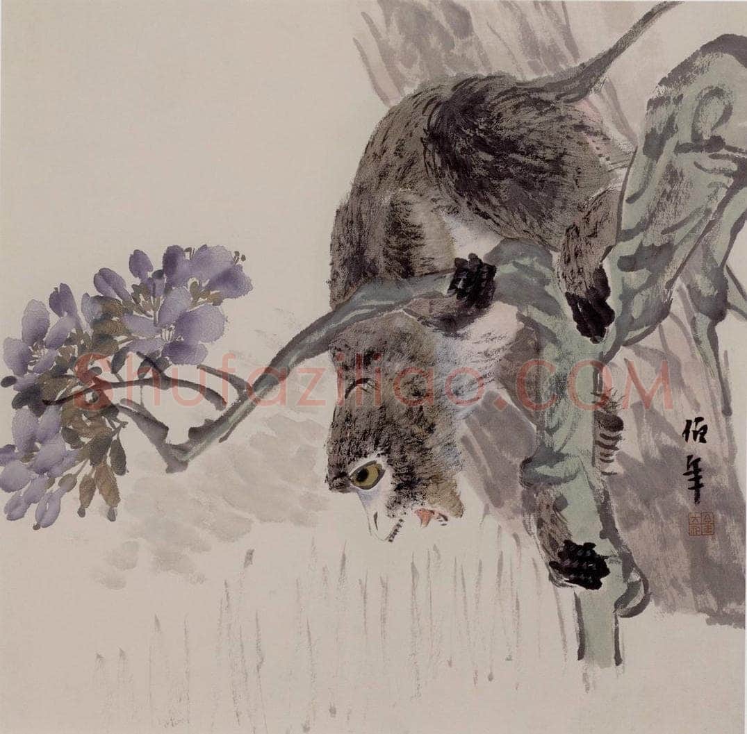 清 任伯年 《杂画册十六开》 书画作品