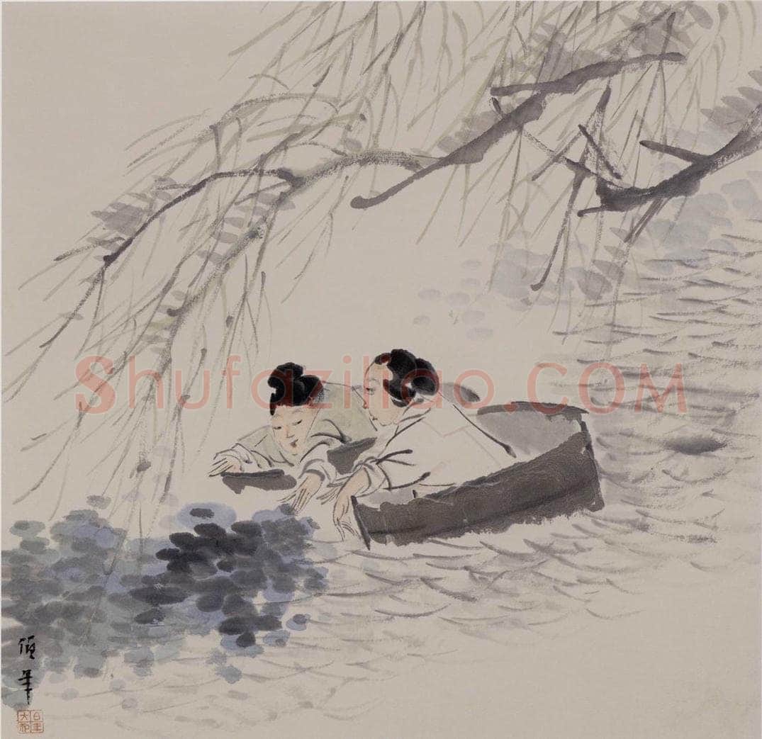 清 任伯年 《杂画册十六开》 书画作品
