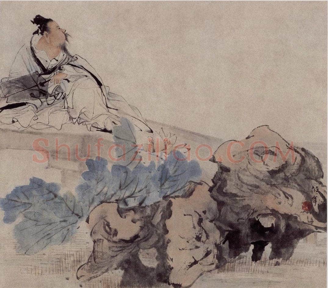 清 任伯年 《人物仕女册八开》 书画作品