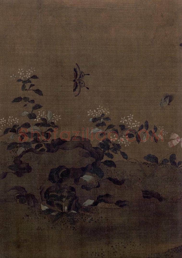 宋 艳艳女史 花卉草虫图 书画作品