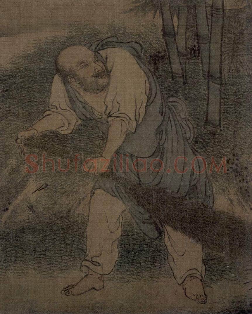 宋 梁楷 《八高僧图》 书画作品