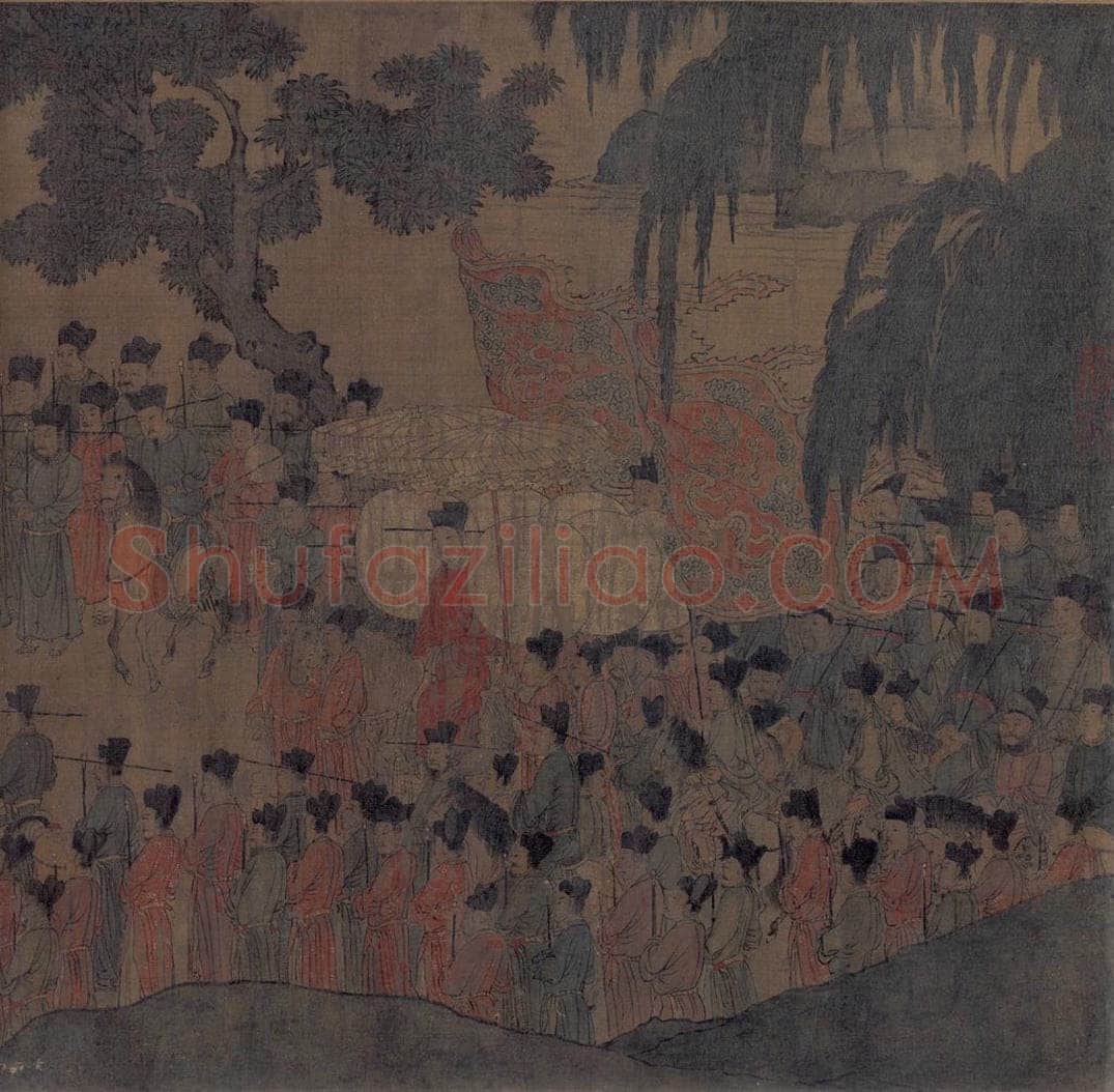 宋 佚名 《人物故事图》 书画作品