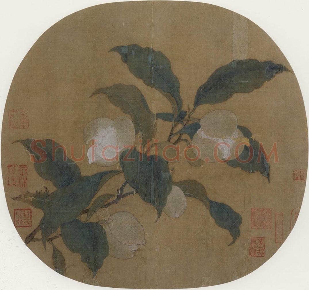 宋 佚名 《夜合花图》 书画作品