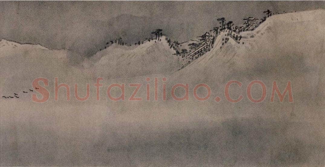 宋 佚名 《雪景四段》 书画作品
