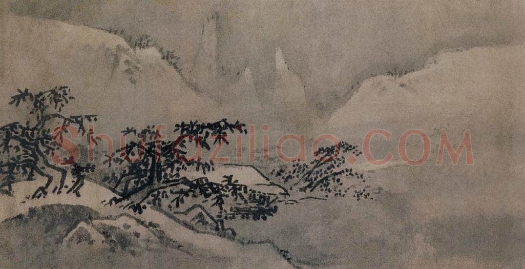 宋 佚名 《雪景四段》 书画作品