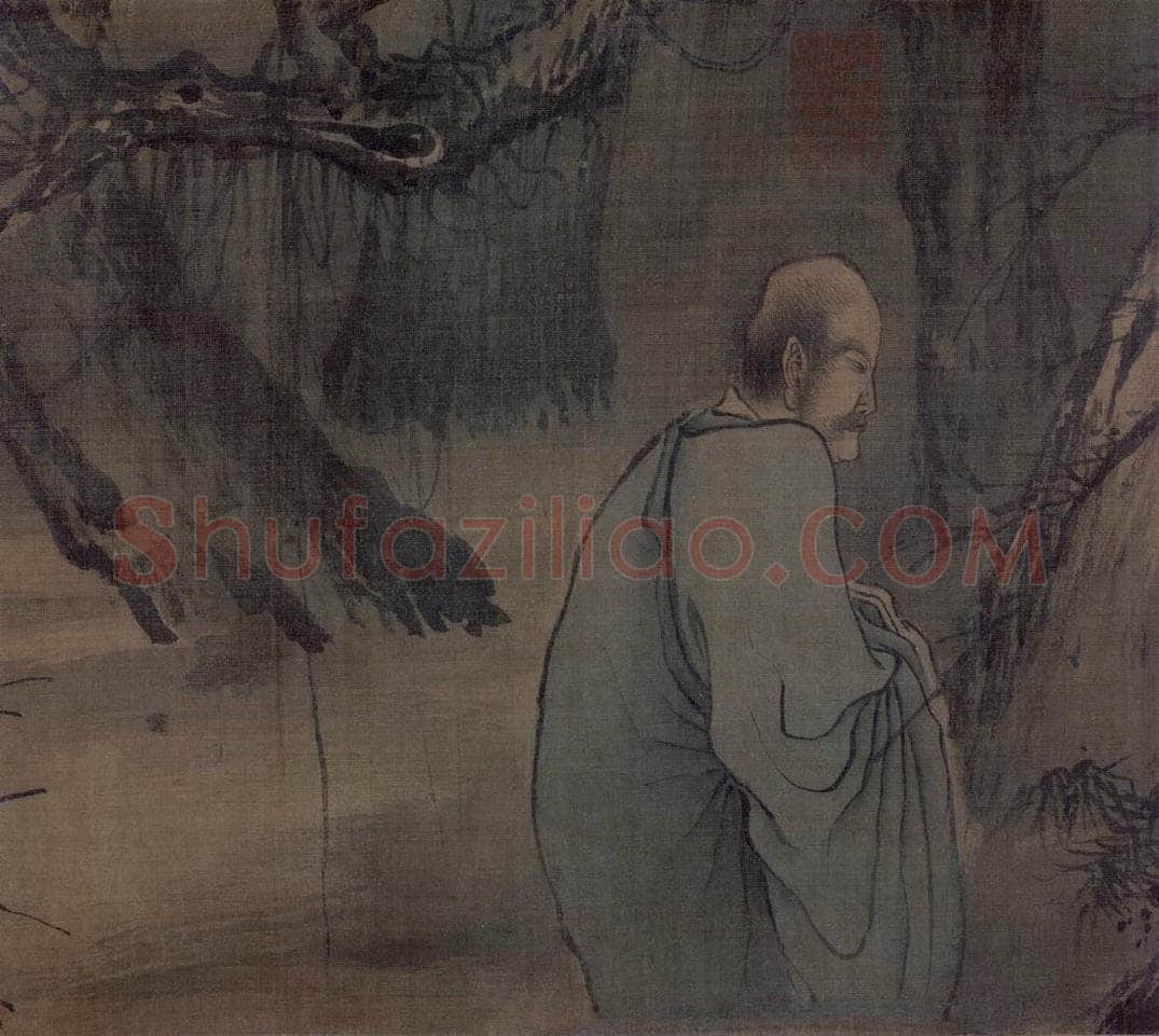 宋 梁楷 《八高僧图》 书画作品