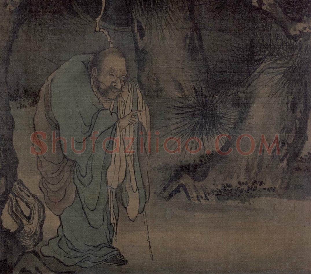 宋 梁楷 《八高僧图》 书画作品