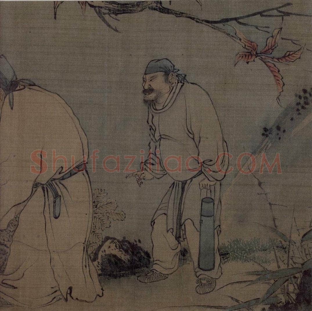 宋 梁楷 《八高僧图》 书画作品