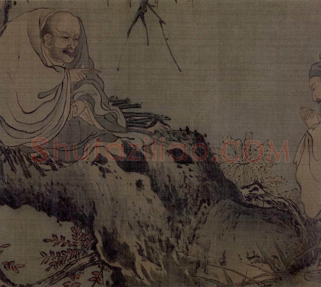 宋 梁楷 《八高僧图》 书画作品