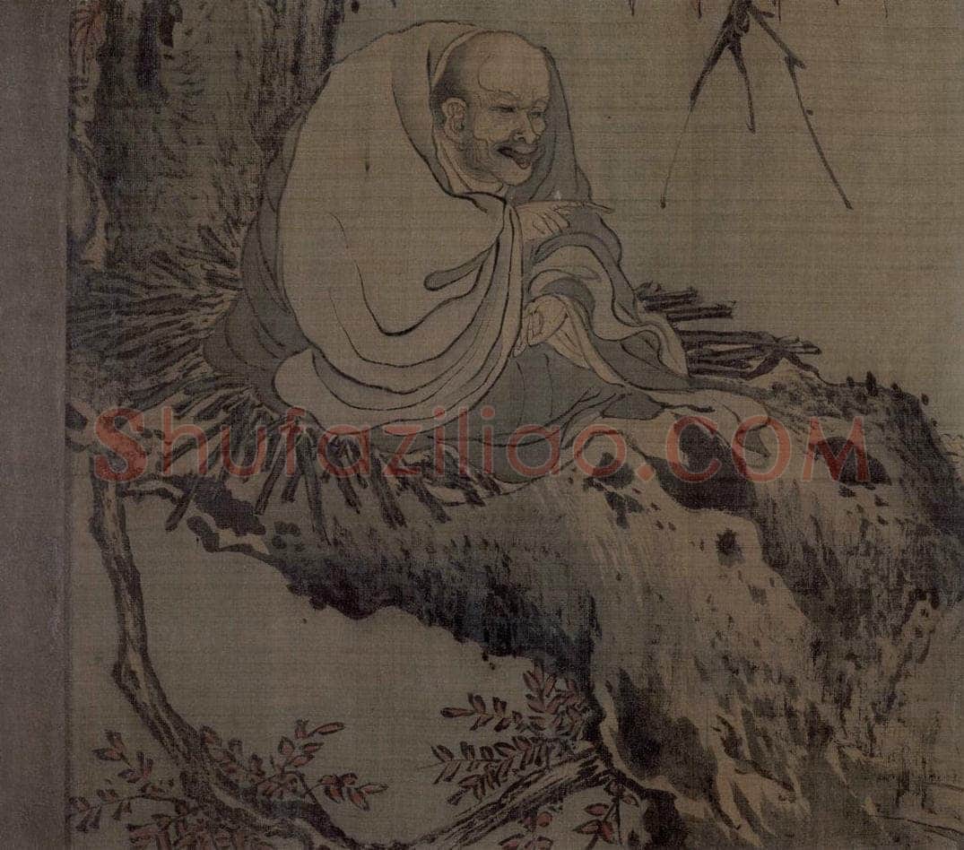 宋 梁楷 《八高僧图》 书画作品