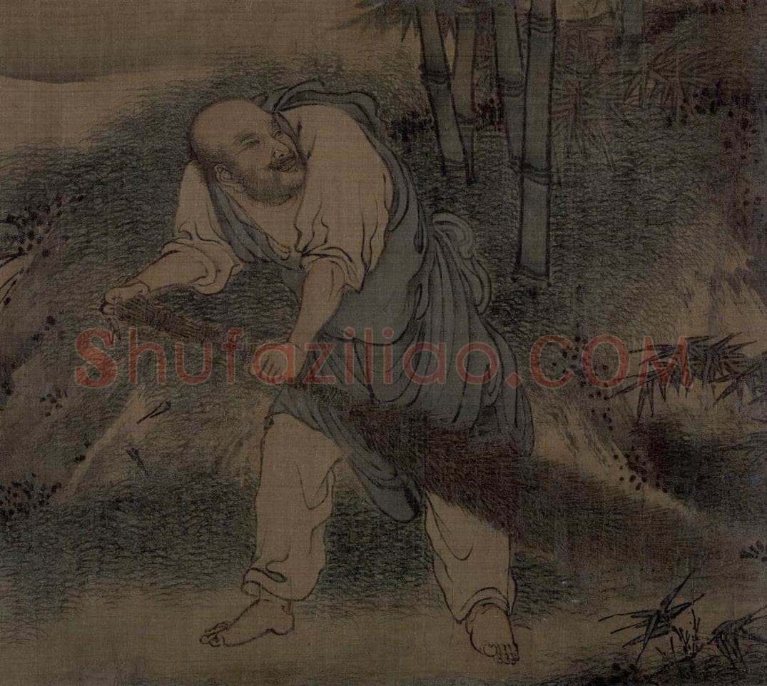宋 梁楷 《八高僧图》 书画作品