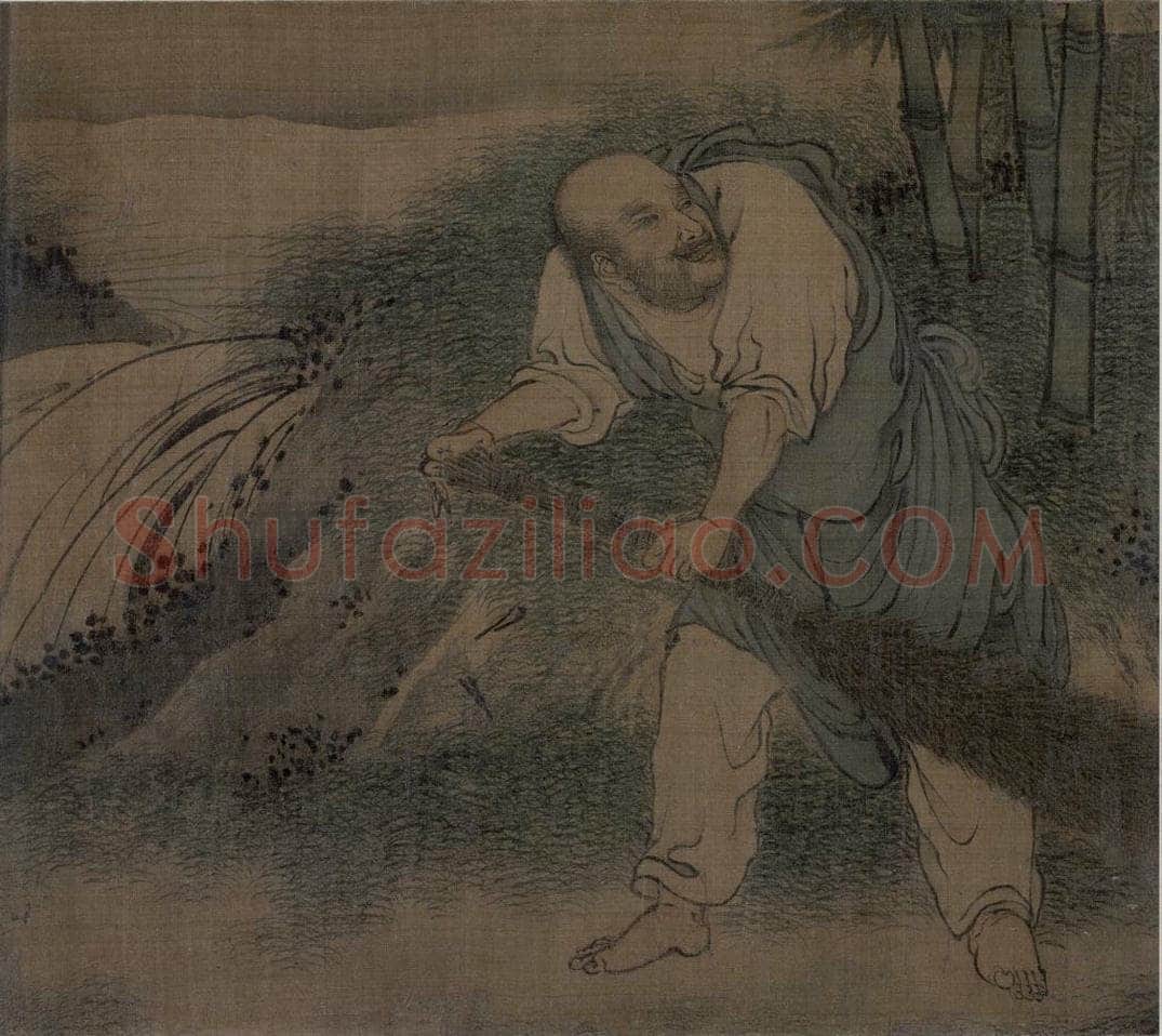 宋 梁楷 《八高僧图》 书画作品