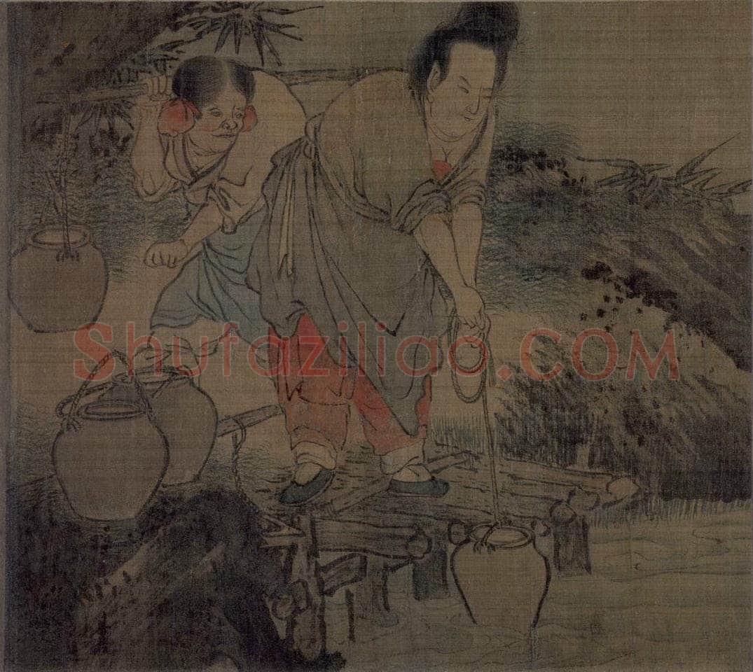 宋 梁楷 《八高僧图》 书画作品