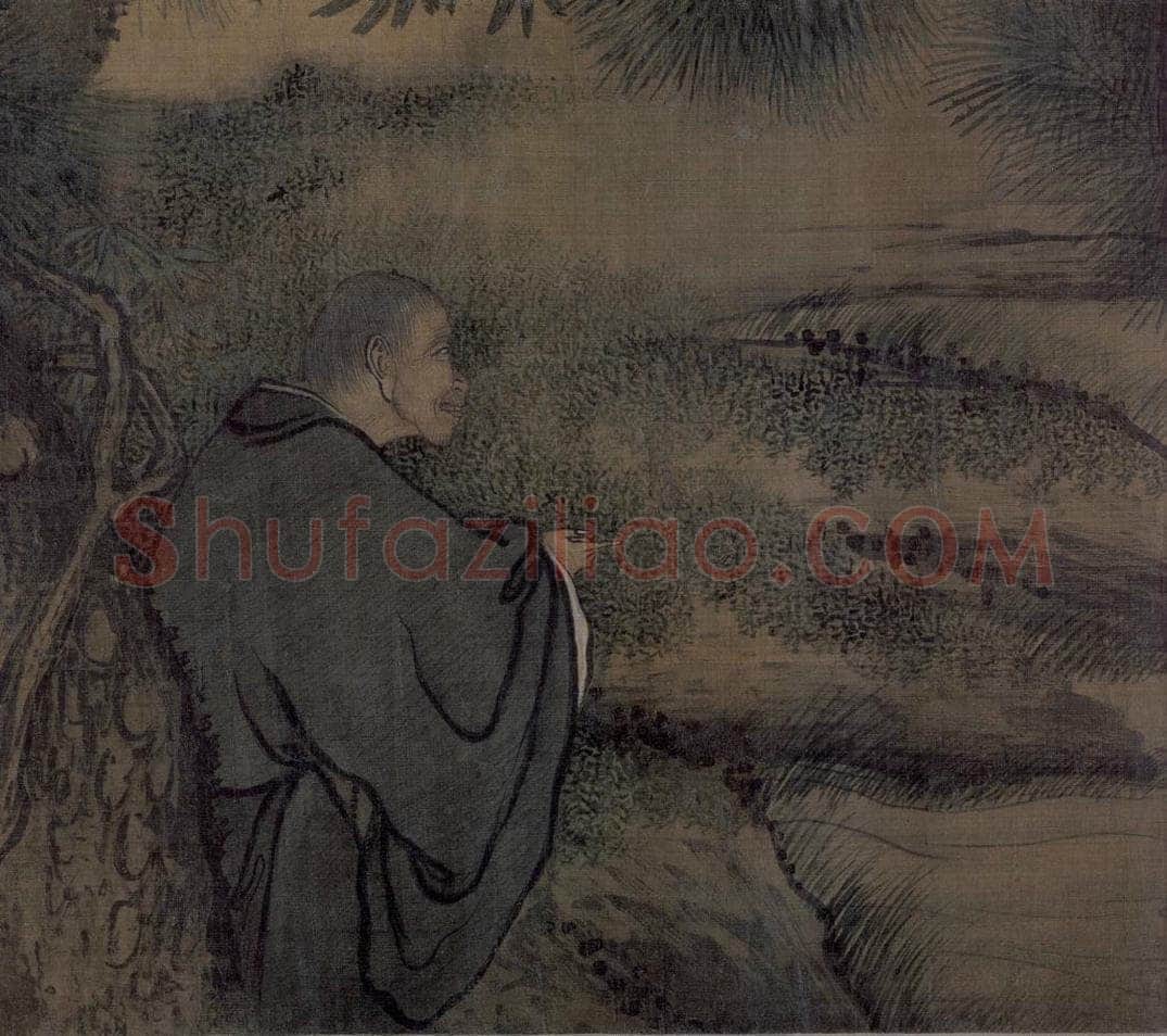 宋 梁楷 《八高僧图》 书画作品