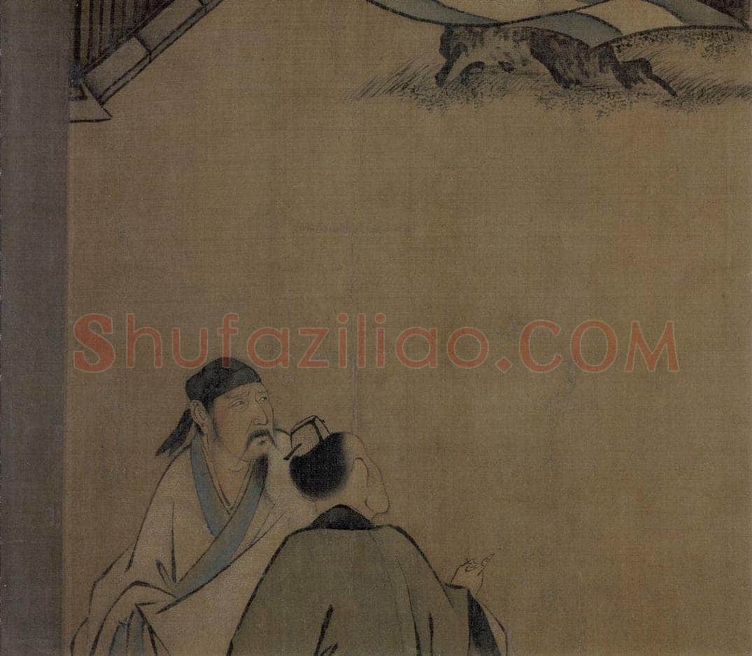 宋 梁楷 《八高僧图》 书画作品
