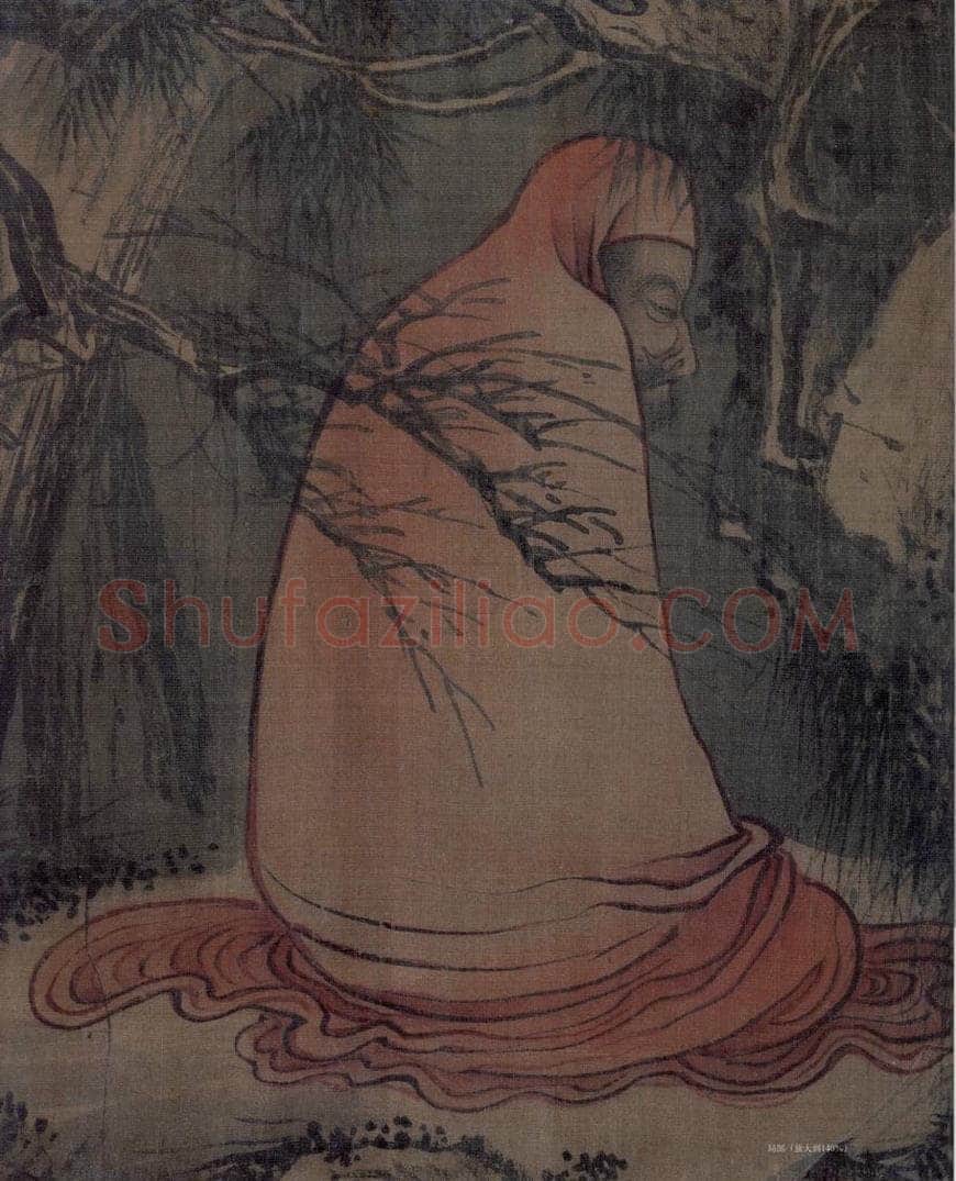 宋 梁楷 《八高僧图》 书画作品