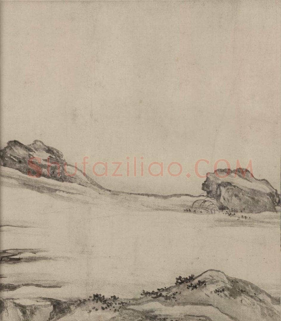 宋 张激 《白莲社图》 书画作品