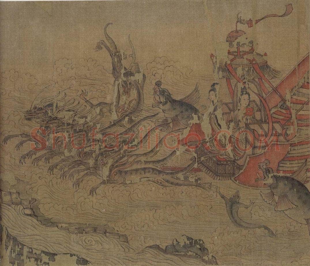 宋代 佚名 《摹顾恺之洛神赋图》 书画作品