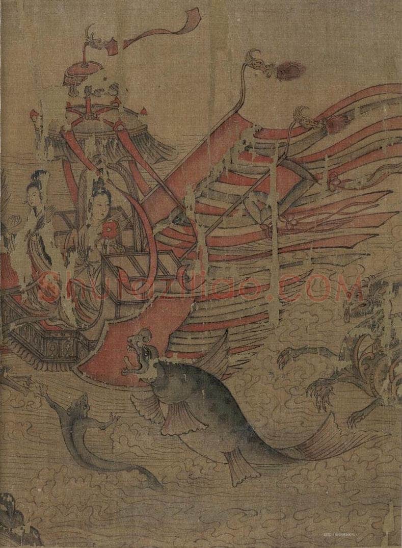 宋 佚名 《摹顾恺之洛神赋图》 书画作品