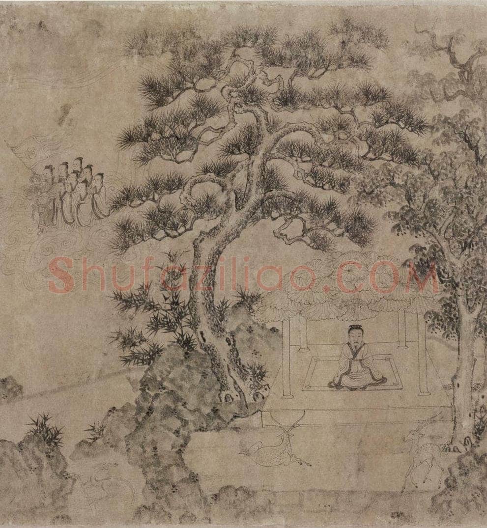 宋代 佚名 《九歌图》 书画作品