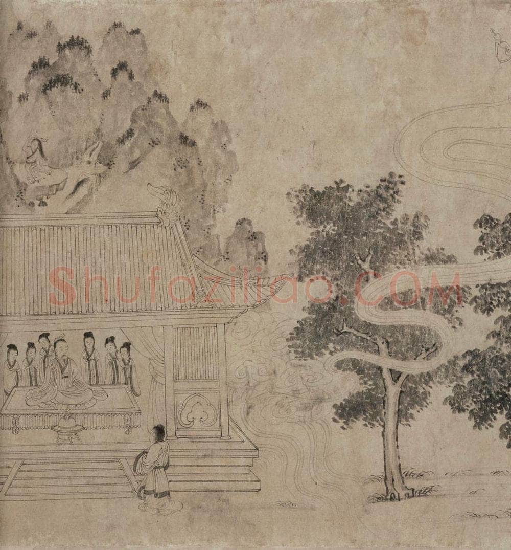 宋 佚名 《九歌图》 书画作品