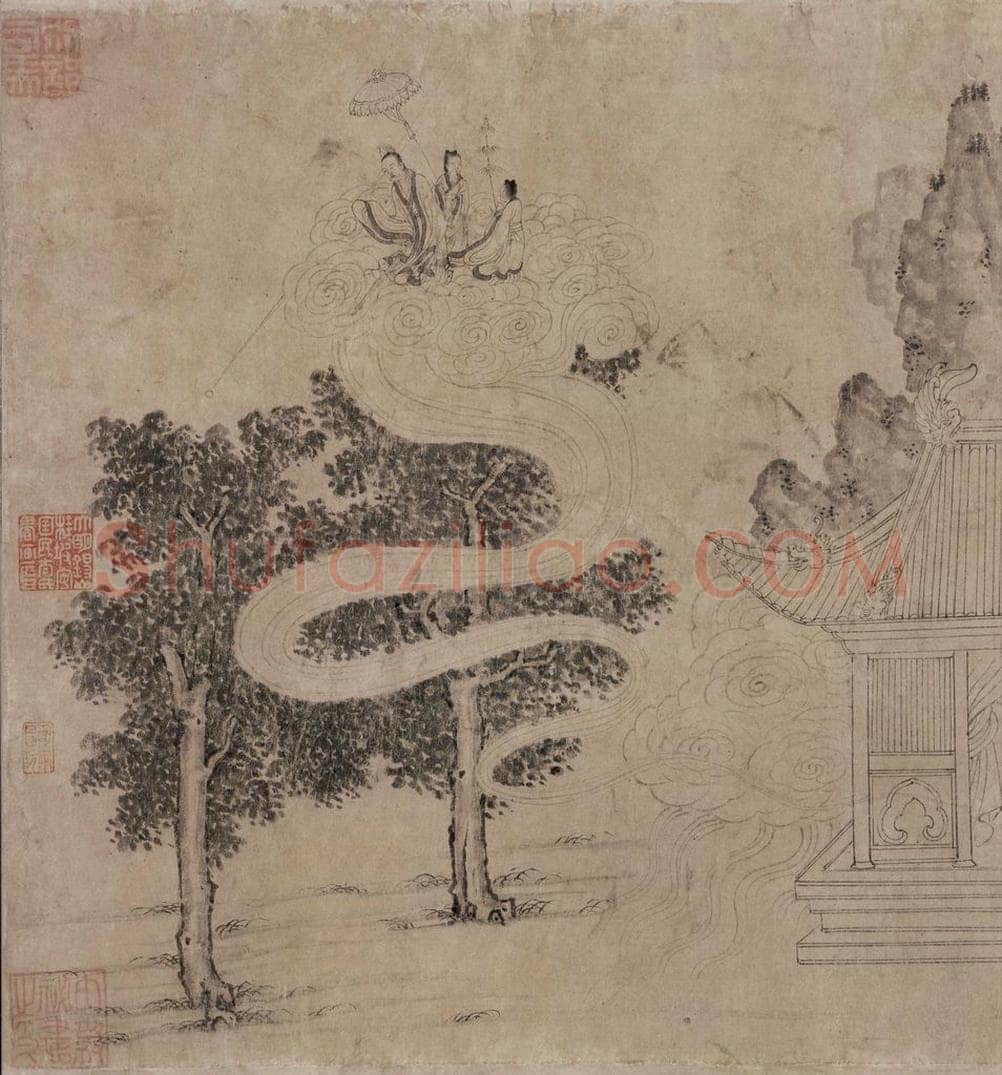 宋 佚名 《九歌图》 书画作品