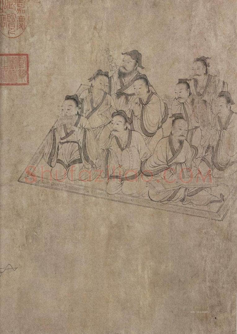 宋代 佚名 《九歌图》 书画作品