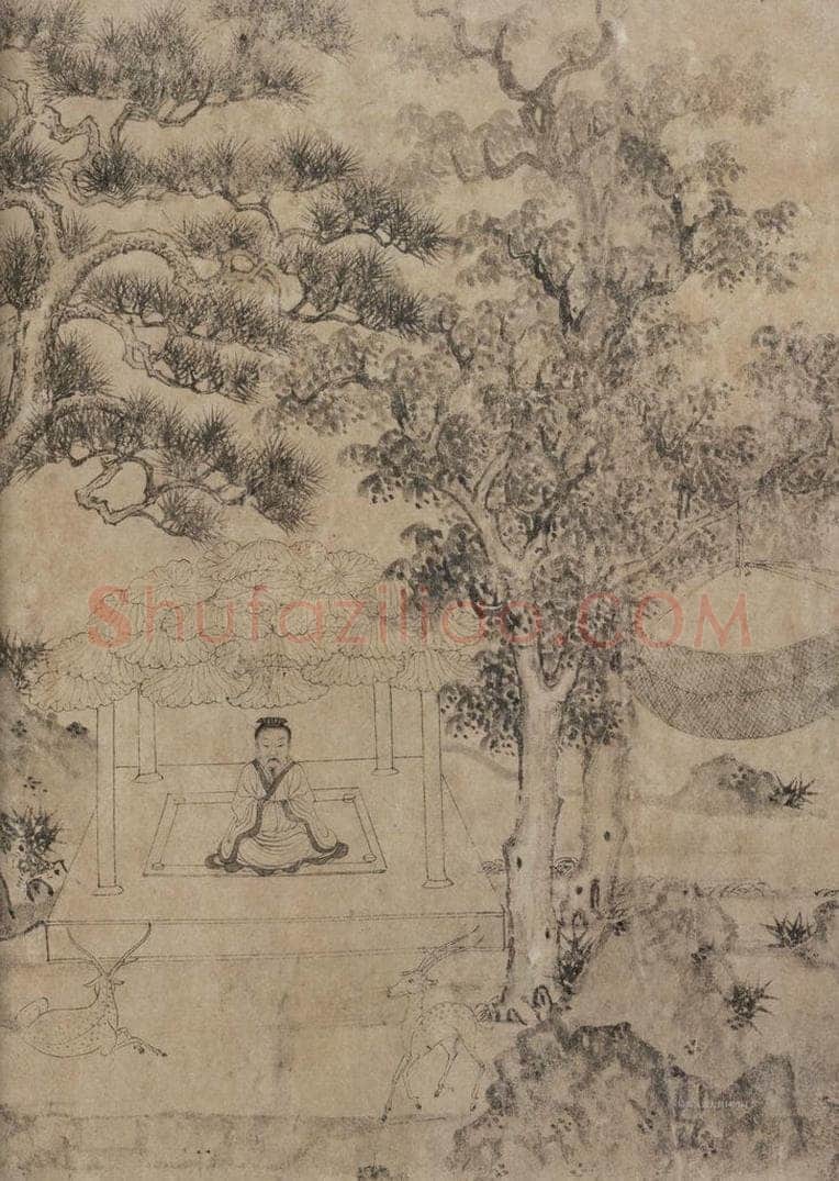 宋 佚名 《九歌图》 书画作品