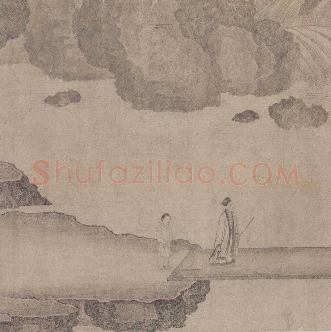 宋代 佚名 《商山四皓会昌九老图》 书画作品