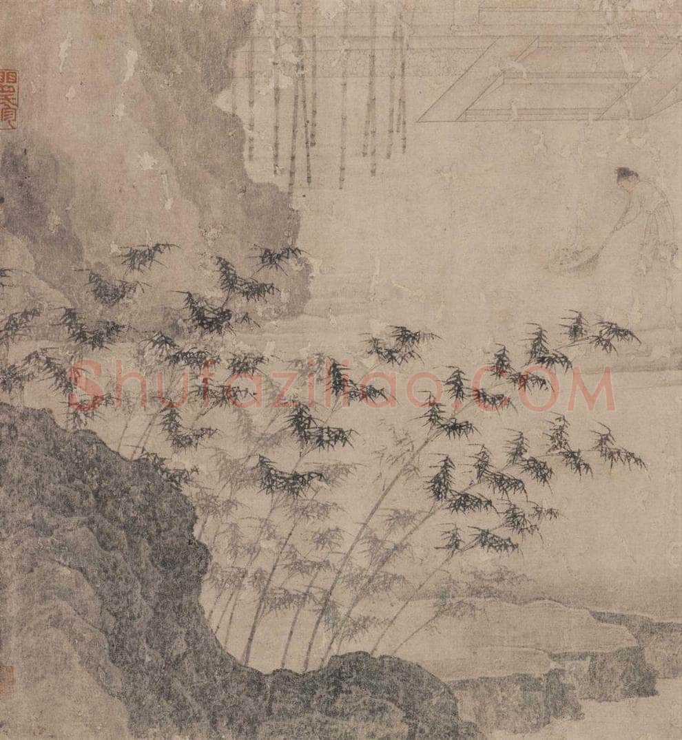 宋 佚名 《商山四皓会昌九老图》 书画作品