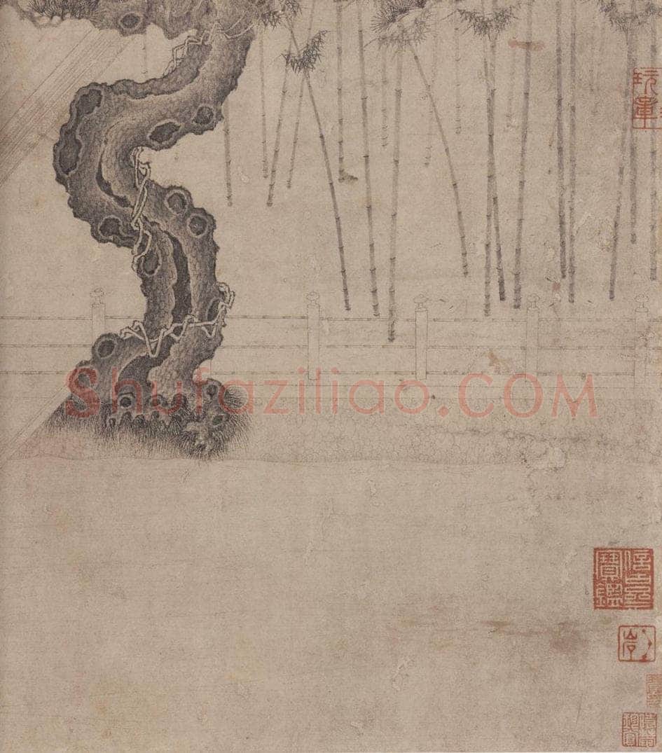 宋代 佚名 《商山四皓会昌九老图》 书画作品